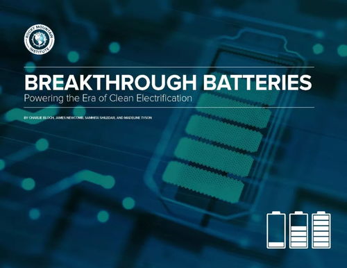 2019全球电池技术发展报告 技术开发与趋势分析